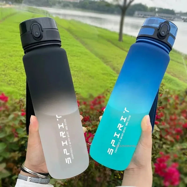 1 Liter Capacity Sports Water Bottle Leak Proof