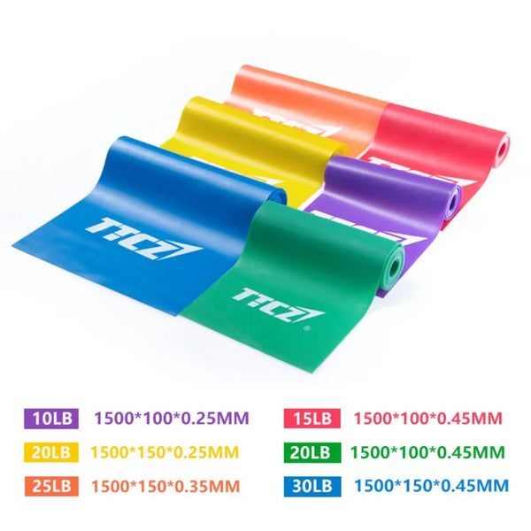 150Cm Portable Fitness Exercise Resistance Rubber Bands