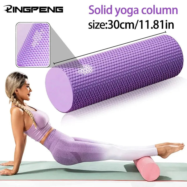 Yoga Roller Round EVA Foam Cylinder Hexagonal Roller